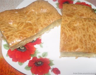 Быстрый пирог с капустой